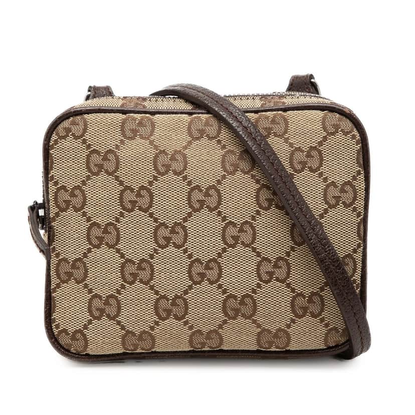 Gucci GG Canvas Crossbody Beige Very good condition - Front View