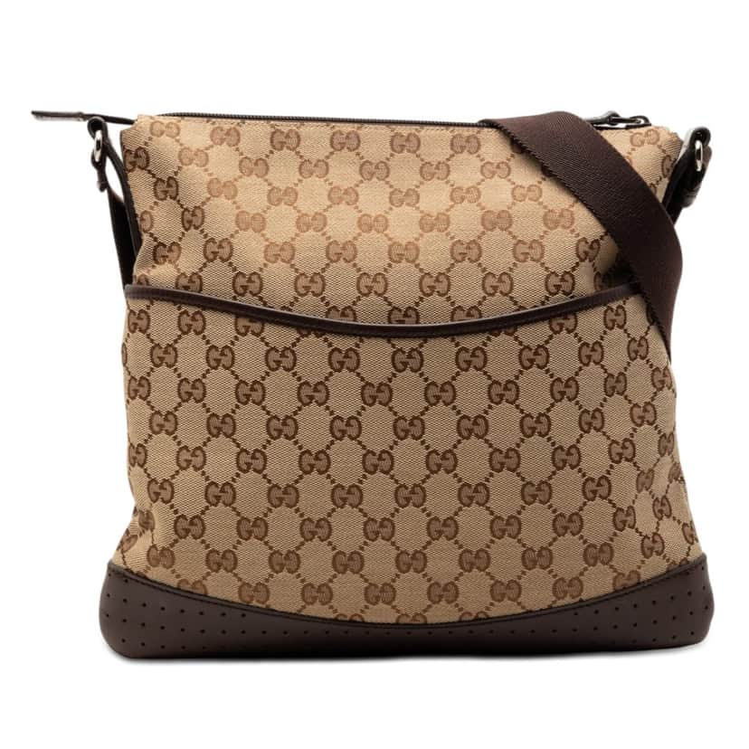 Gucci GG Canvas Crossbody Beige Very good condition - Front View