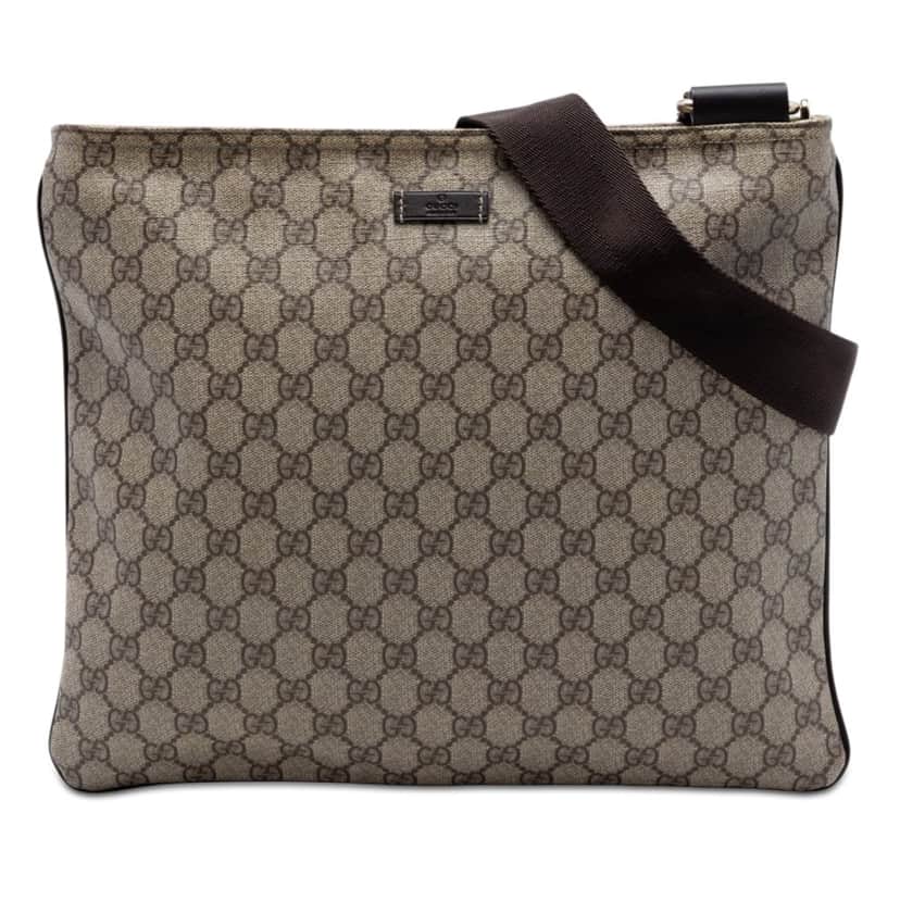 Gucci GG Supreme Crossbody Beige Very good condition - Front View
