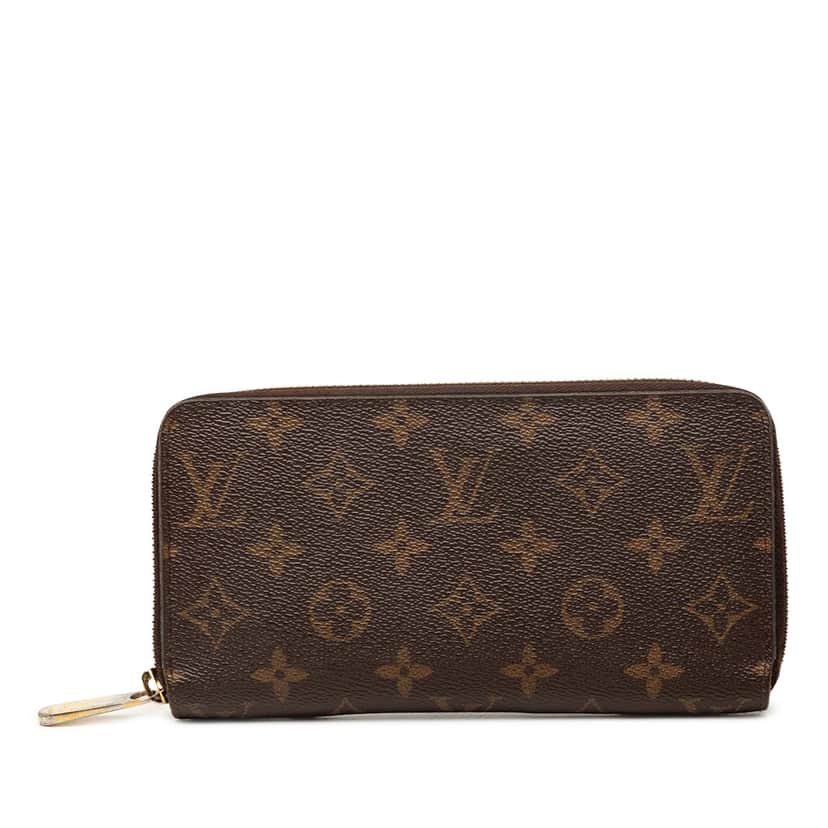 Louis Vuitton Monogram Zippy Long Wallet Brown Very good condition - Front View