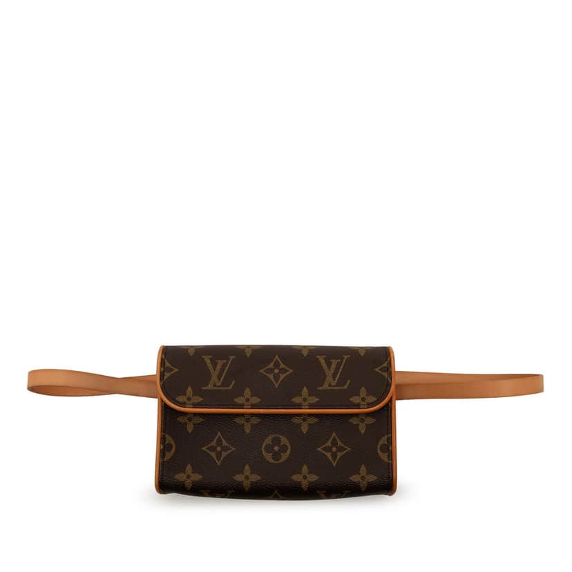 Louis Vuitton Monogram Pochette Florentine Brown Very good condition - Front View