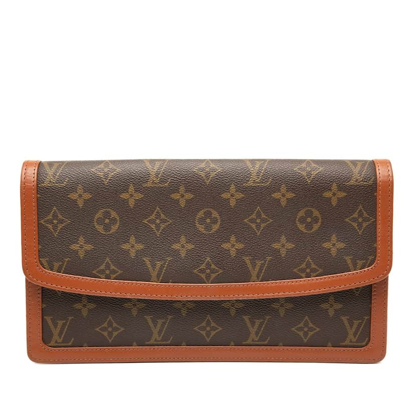 Louis Vuitton Monogram Pochette Dame GM Brown Very good condition - Front View