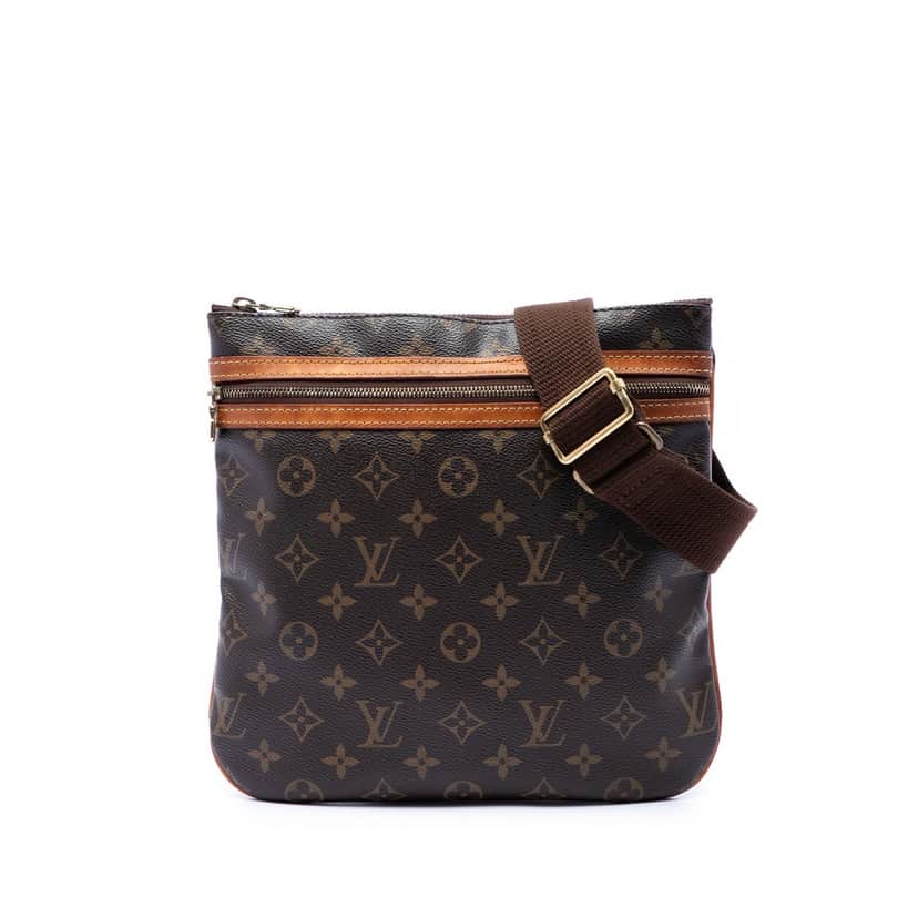 Louis Vuitton Monogram Bosphore Pochette Brown Very good condition - Front View