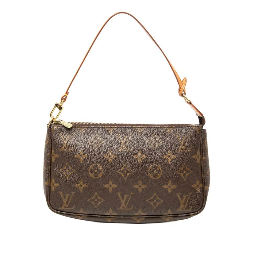 Louis Vuitton Monogram Pochette Accessoires Brown Very good condition - Front View