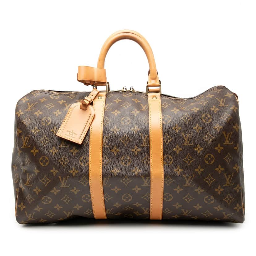 Louis Vuitton Monogram Keepall 45 Brown Very good condition - Front View