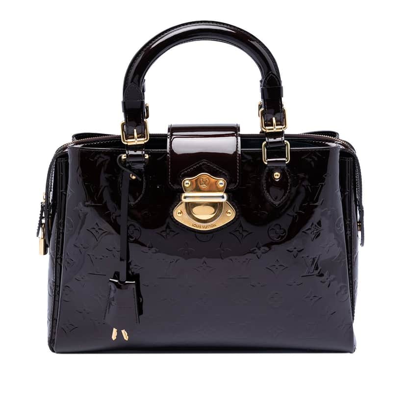 Louis Vuitton Monogram Vernis Melrose Avenue Purple Leather Very good condition - Front View