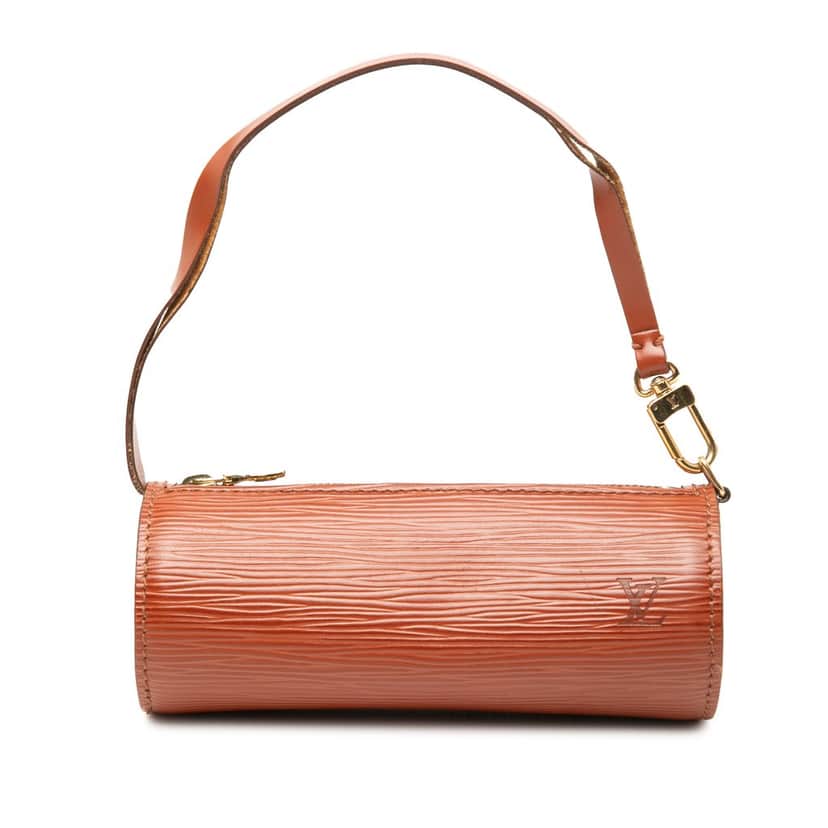 Louis Vuitton Epi Pochette Soufflot Brown Leather Good condition - Front View