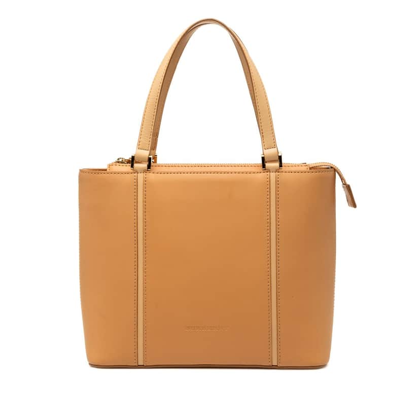 Burberry Leather Tote Brown Leather Very good condition - Front View