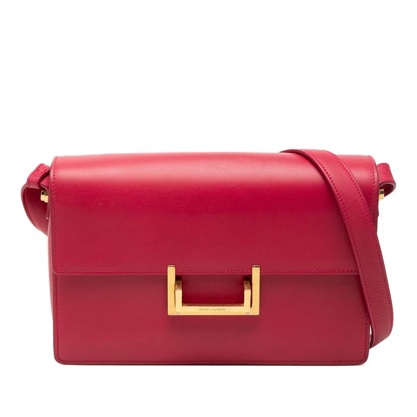 Saint Laurent Medium Leather Lulu Crossbody Pink Leather Very good condition - Front View