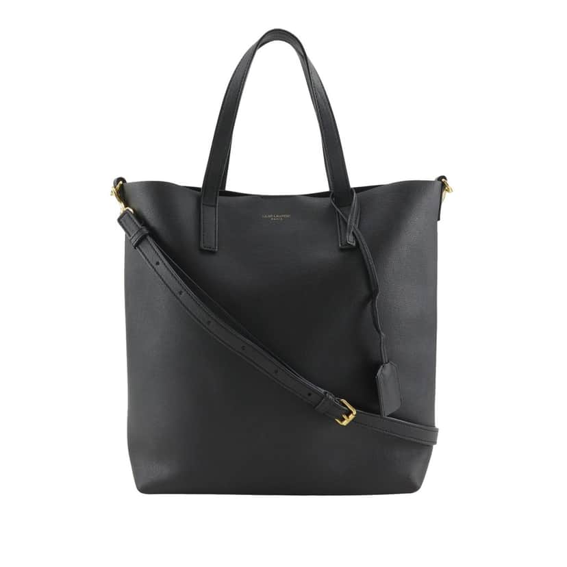 Saint Laurent Toy Leather North South Shopping Tote Black Leather Very good condition - Front View