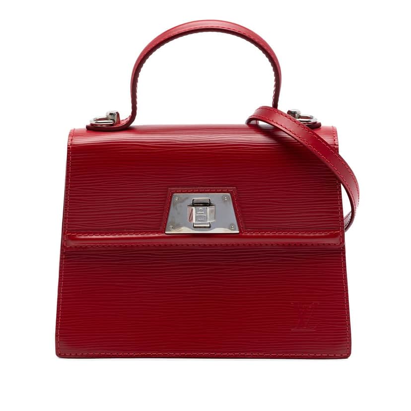 Louis Vuitton Epi Sevigne Satchel Red Leather Very good condition - Front View