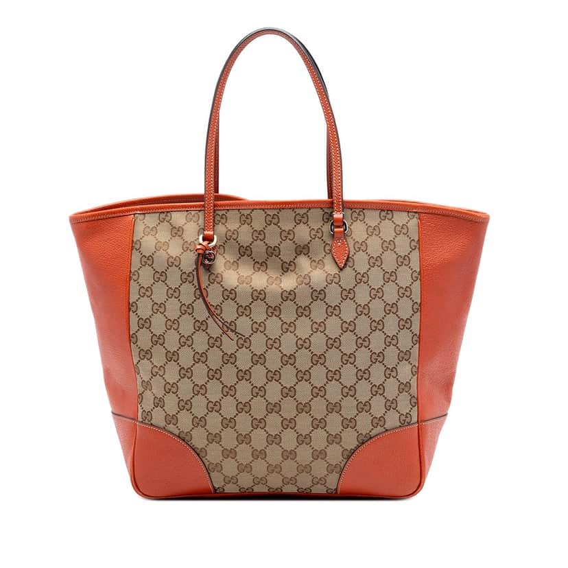 Gucci GG Canvas Bree Tote Beige Very good condition - Front View