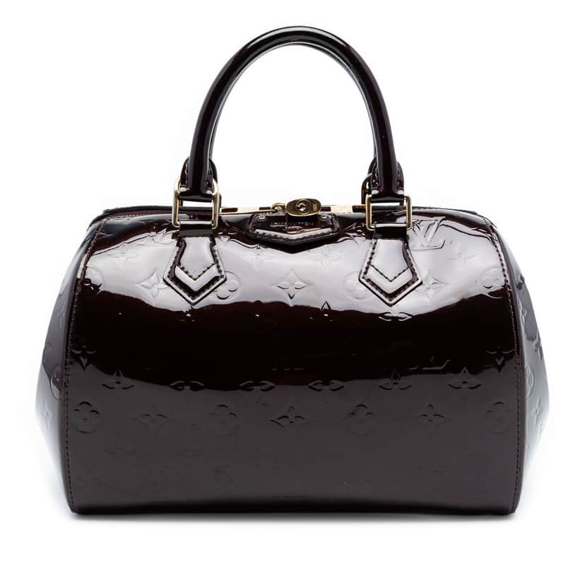 Louis Vuitton Monogram Vernis Montana Purple Leather Very good condition - Front View