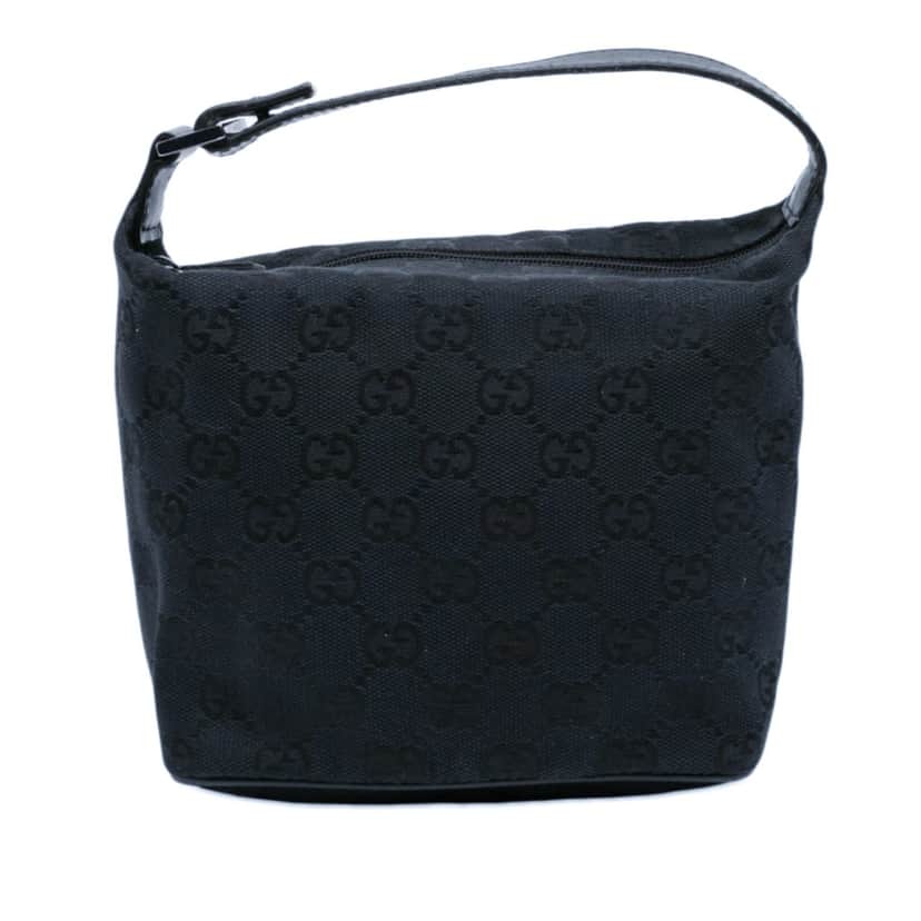 Gucci GG Canvas Handbag Blue Very good condition - Front View