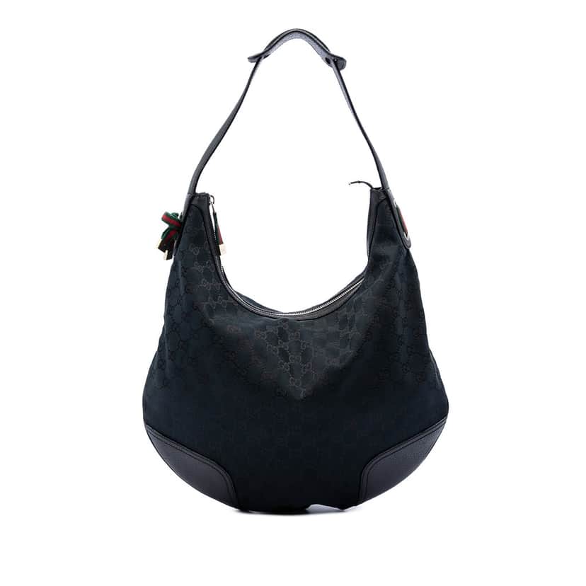 Gucci Large GG Canvas Princy Hobo Blue Very good condition - Front View