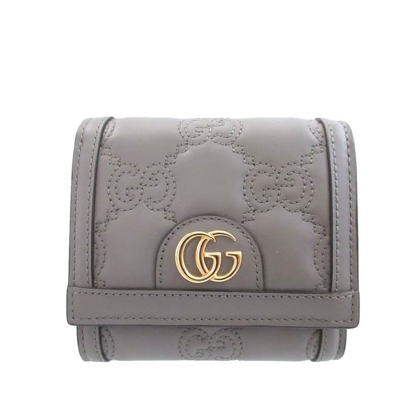 Gucci GG Matelasse Calfskin Bifold Wallet Other Leather Very good condition - Front View
