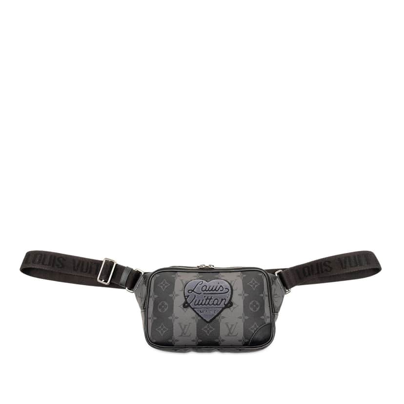 Louis Vuitton Monogram Eclipse Stripes Modular Sling Bag Black Very good condition - Front View