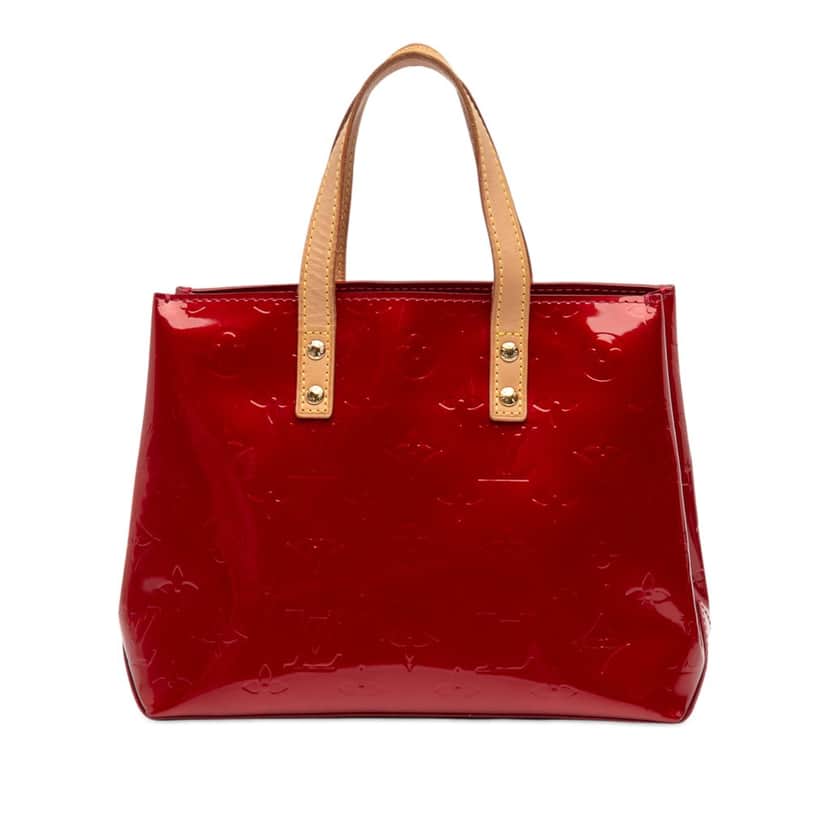 Louis Vuitton Monogram Vernis Reade PM Red Leather Very good condition - Front View
