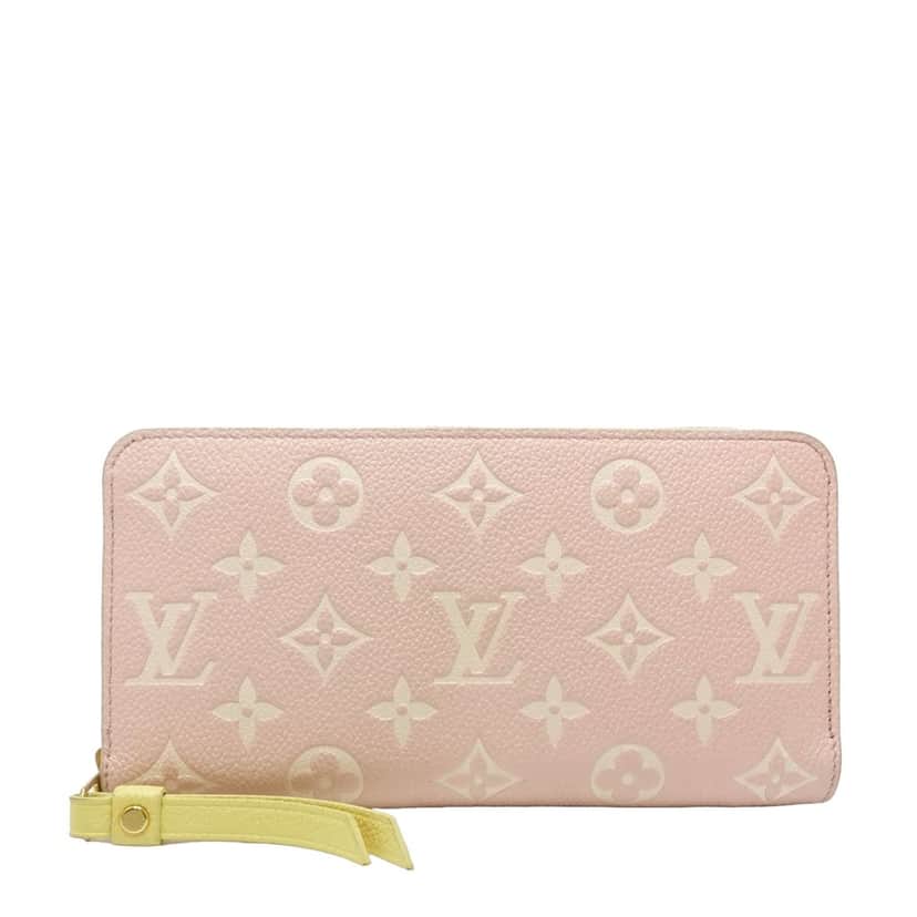 Louis Vuitton Bicolor Monogram Empreinte Zippy Long Wallet Pink Leather Very good condition - Front View