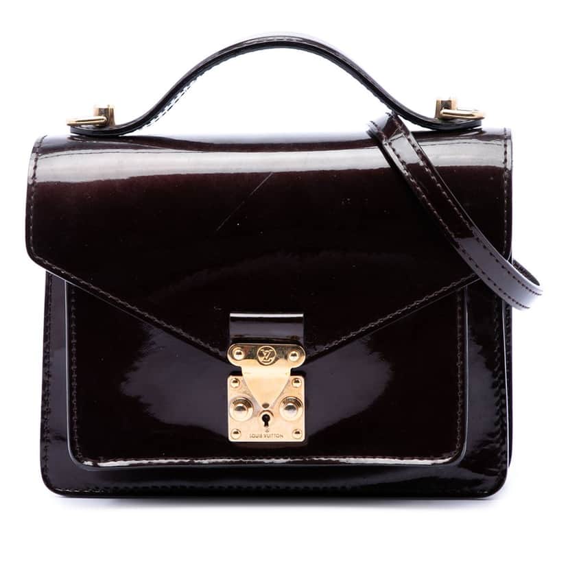 Louis Vuitton Vernis Monceau BB Purple Leather Very good condition - Front View