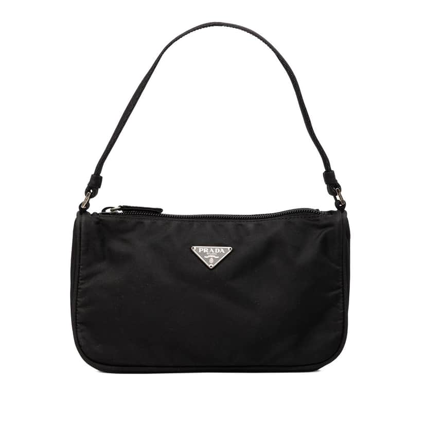 Prada Tessuto Pochette Black Very good condition - Front View