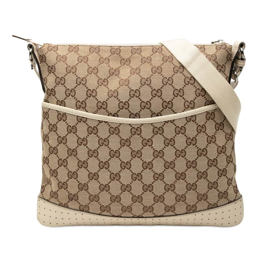 Gucci GG Canvas Crossbody Beige Very good condition - Front View