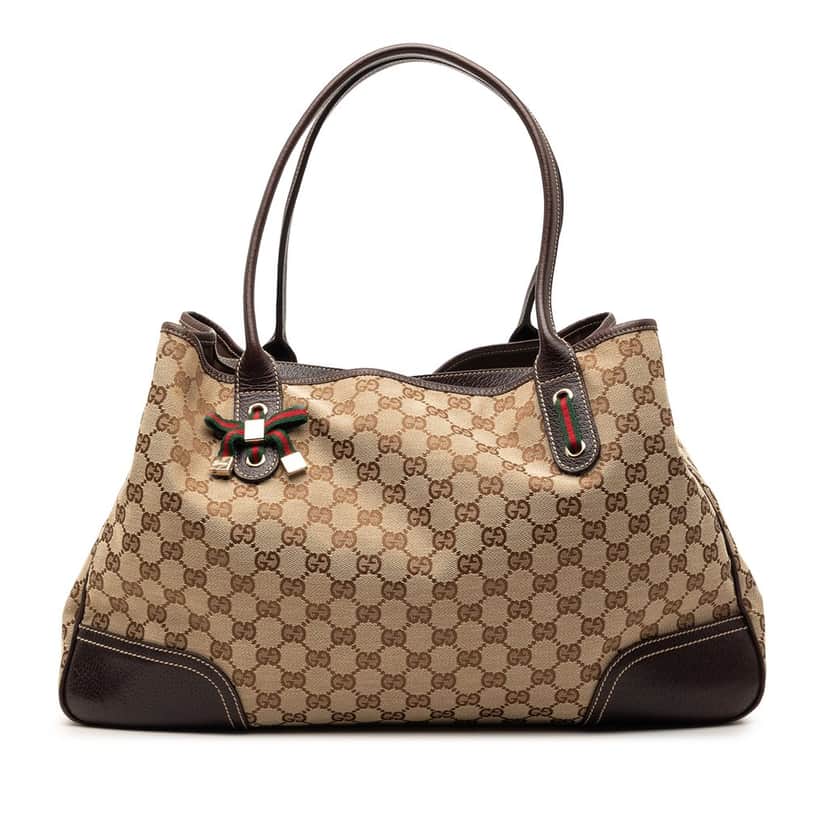 Gucci GG Canvas Princy Tote Beige Very good condition - Front View