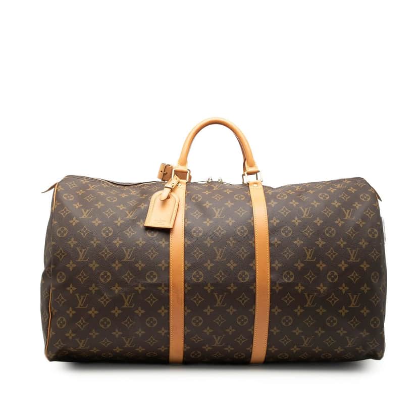 Louis Vuitton Monogram Keepall 60 Brown Very good condition - Front View