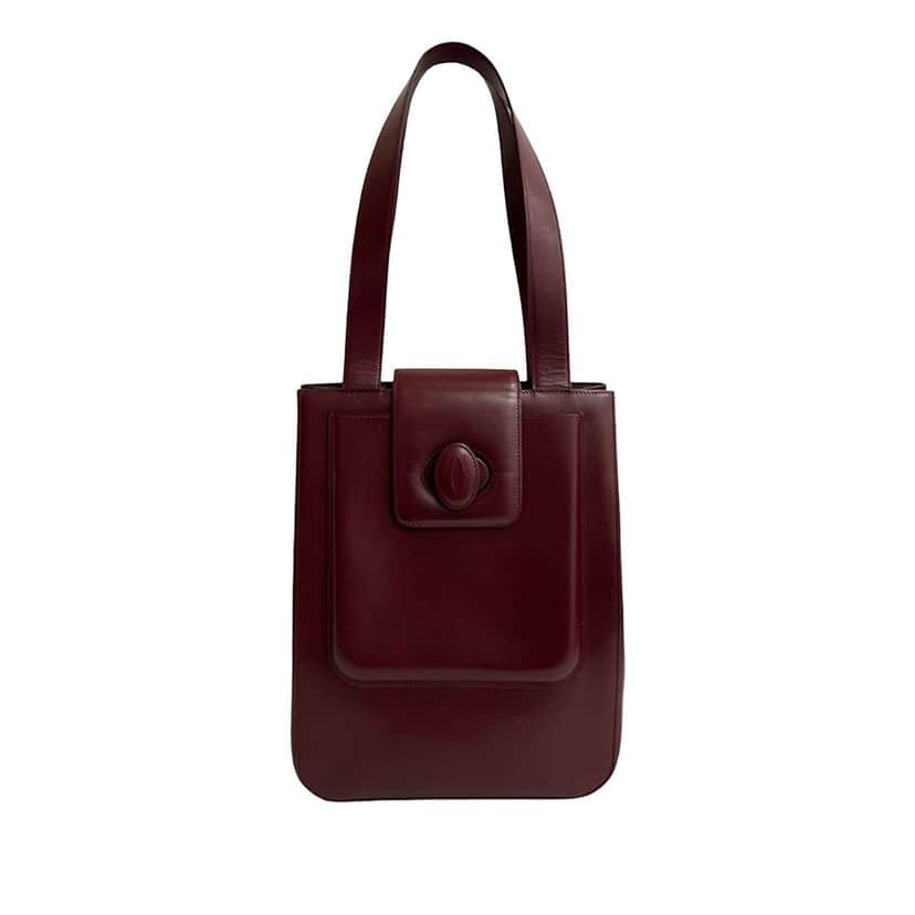Cartier Leather Must De Cartier Tote Red Leather Very good condition - Front View