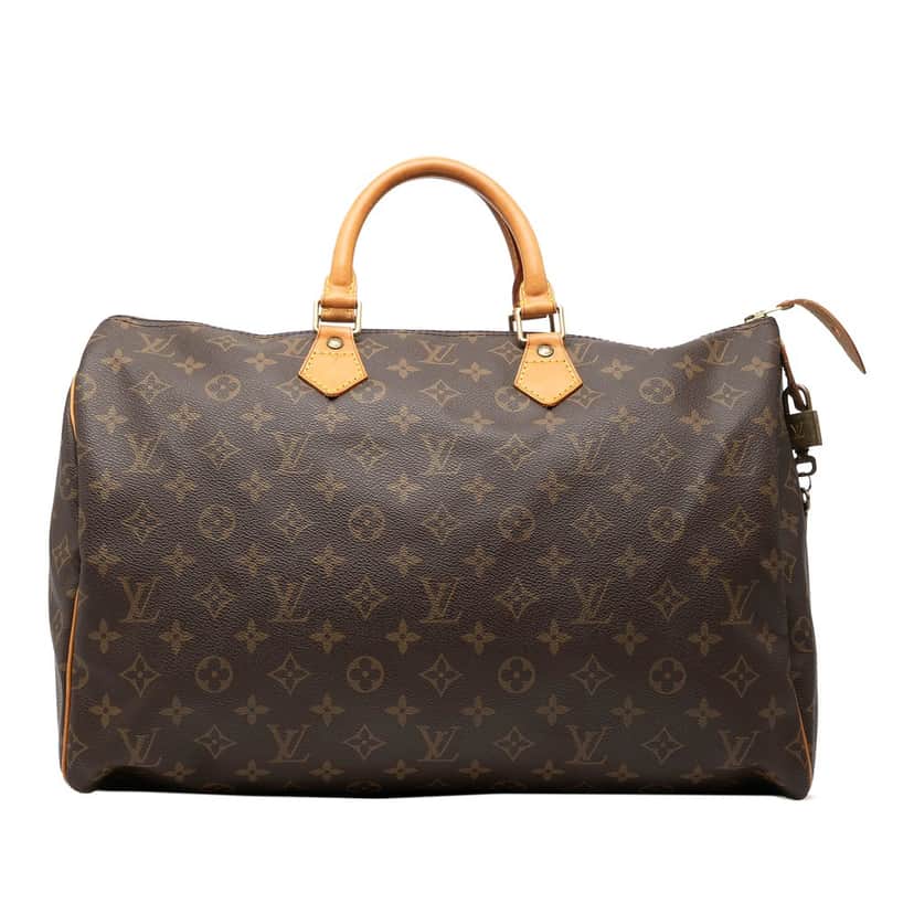 Louis Vuitton Monogram Speedy 40 Brown Very good condition - Front View
