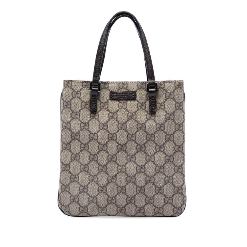 Gucci GG Supreme Handbag Beige Very good condition - Front View