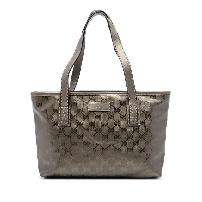 Gucci GG Imprime Tote Brown Very good condition - Front View