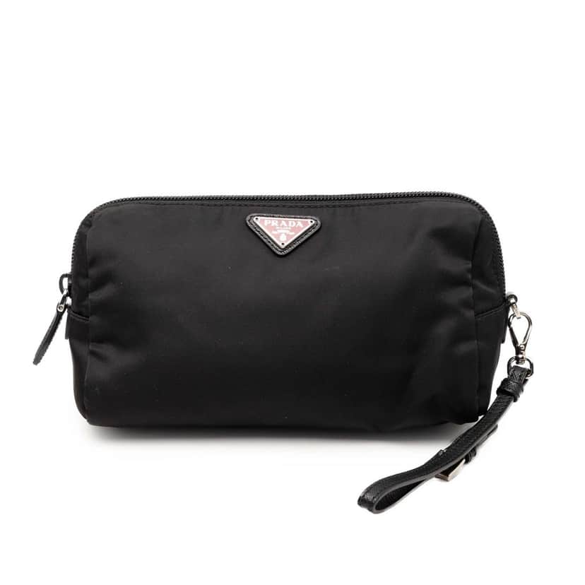 Prada Tessuto Pouch Black Very good condition - Front View