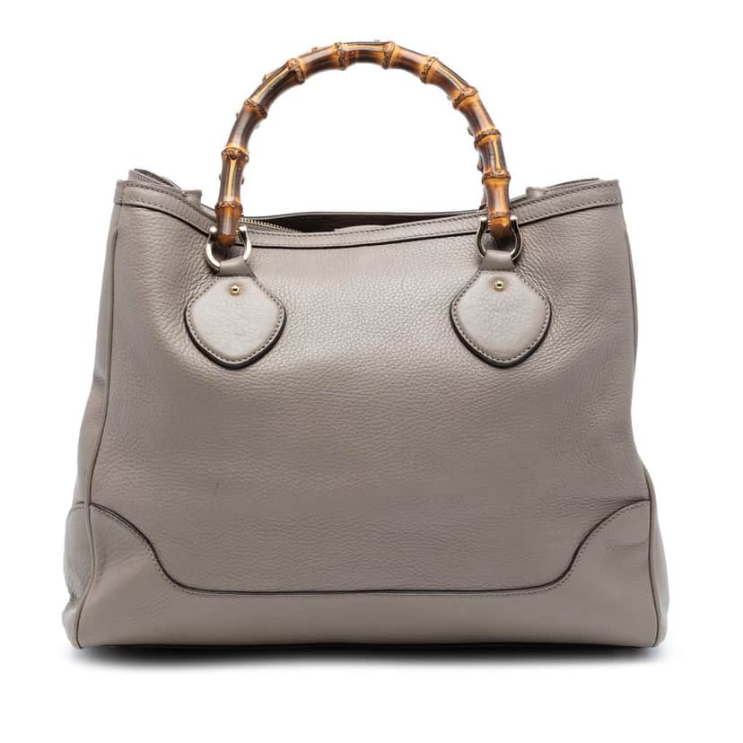 Gucci Calfskin Bamboo Diana Tote Brown Leather Very good condition - Front View