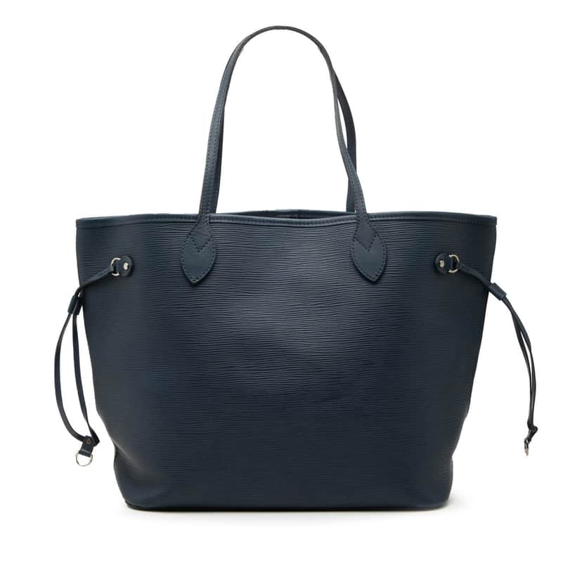 Louis Vuitton Epi Neverfull MM Blue Leather Very good condition - Front View