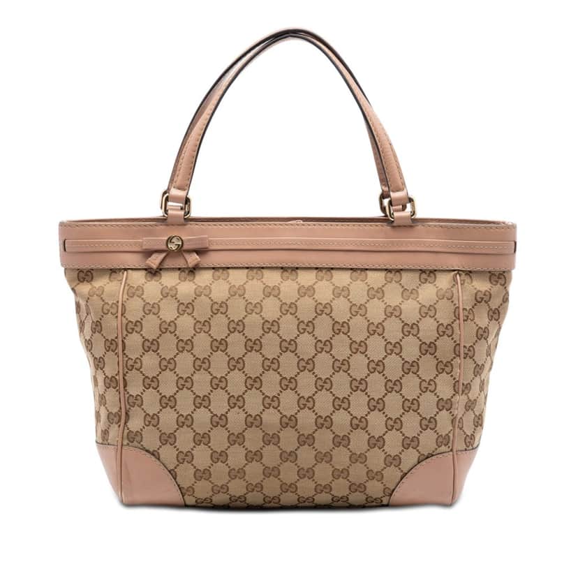 Gucci GG Canvas Mayfair Tote Beige Very good condition - Front View