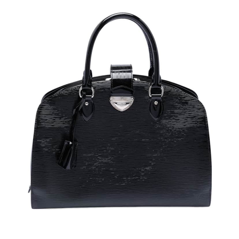 Louis Vuitton Electric Epi Pont Neuf GM Black Leather Very good condition - Front View