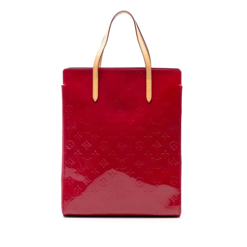 Louis Vuitton Monogram Vernis Catalina NS Red Leather Very good condition - Front View
