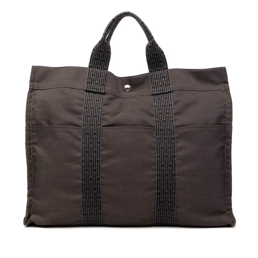 Hermès Canvas Herline MM Brown Very good condition - Front View