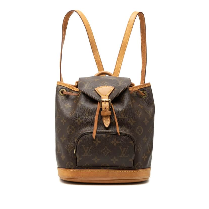 Louis Vuitton Monogram Mini Montsouris Brown Very good condition - Front View