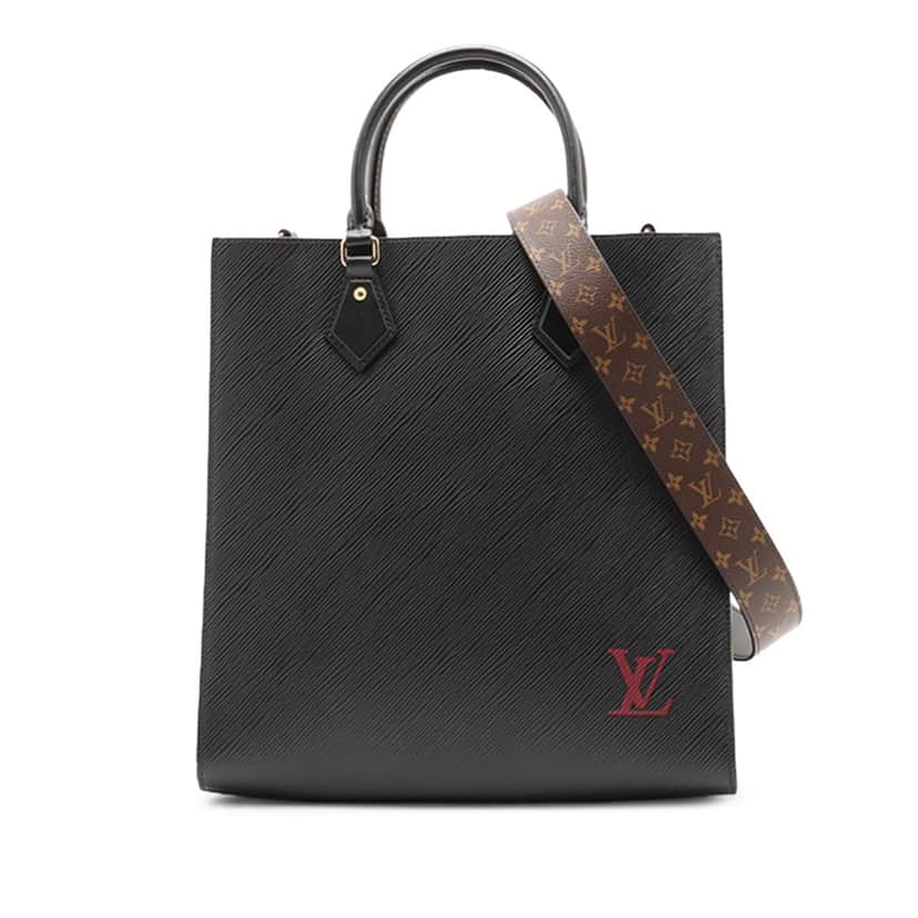 Louis Vuitton Epi Sac Plat PM Black Leather Very good condition - Front View