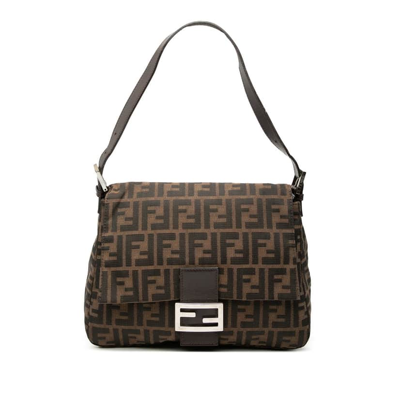 Fendi Zucca Canvas Mamma Forever Brown Very good condition - Front View