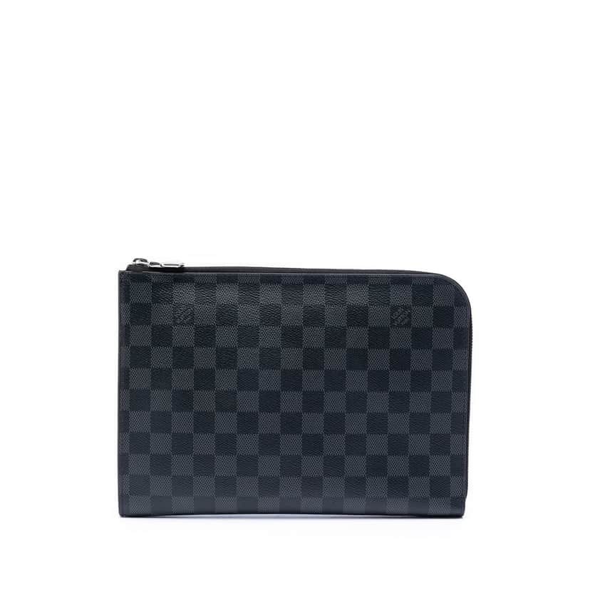 Louis Vuitton Damier Graphite Pochette Jour MM Black Very good condition - Front View