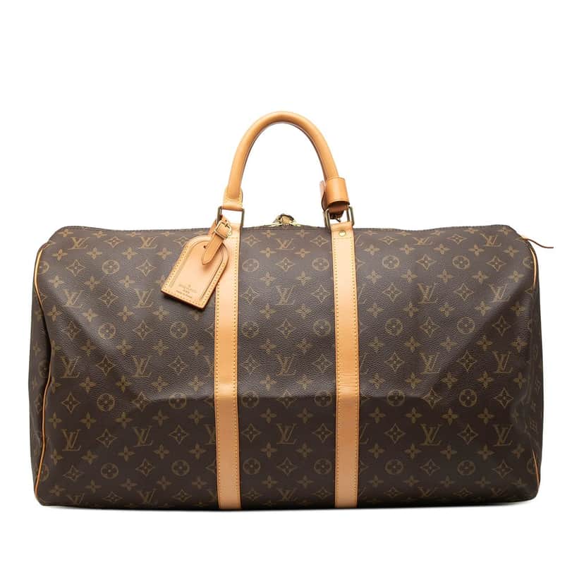 Louis Vuitton Monogram Keepall 55 Brown Very good condition - Front View