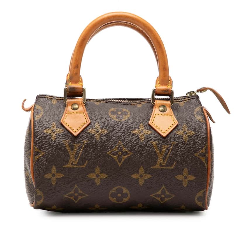 Louis Vuitton Monogram Mini Speedy HL Brown Very good condition - Front View
