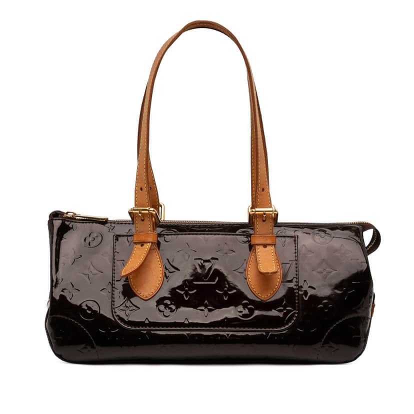 Louis Vuitton Monogram Vernis Rosewood Avenue Purple Leather Very good condition - Front View