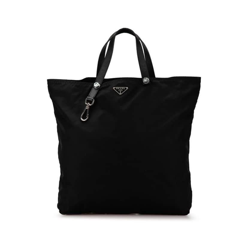 Prada Tessuto Tote Bag Black Very good condition - Front View