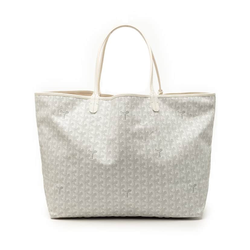 Goyard Goyardine Saint Louis GM White Very good condition - Front View