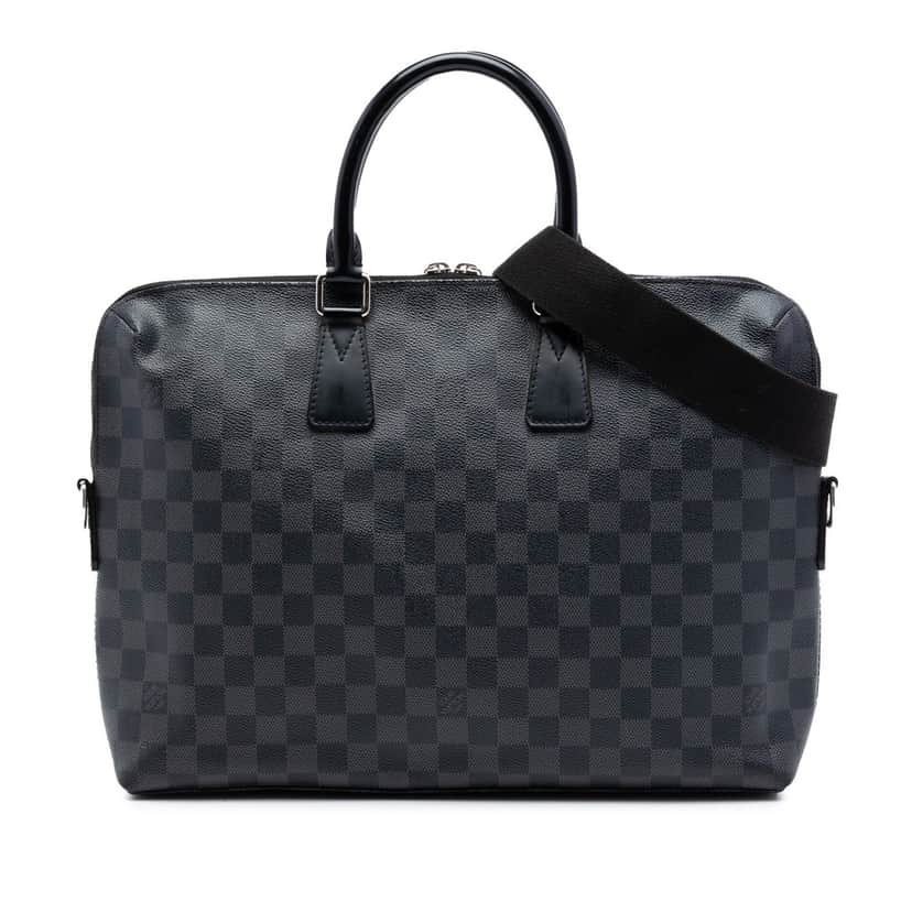 Louis Vuitton Damier Graphite Porte Documents Jour Black Very good condition - Front View