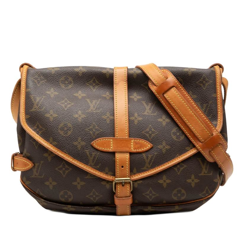Louis Vuitton Monogram Saumur 30 Brown Very good condition - Front View